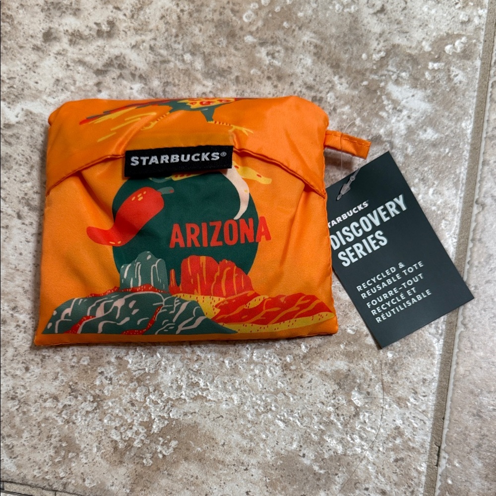Starbucks Arizona Discovery Series collectible reusable tote bag. New w/tag
